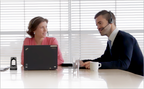 People Using Sennheiser Office Headsets People Using Sennheiser Office Headsets